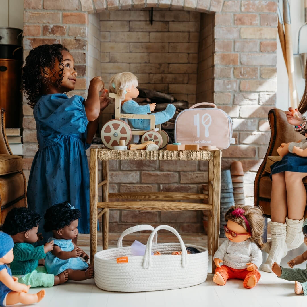 Miniland - Wooden Doll Beauty Set - Bella Luna Toys