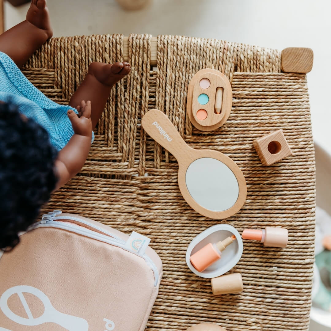 Miniland - Wooden Doll Beauty Set - Bella Luna Toys