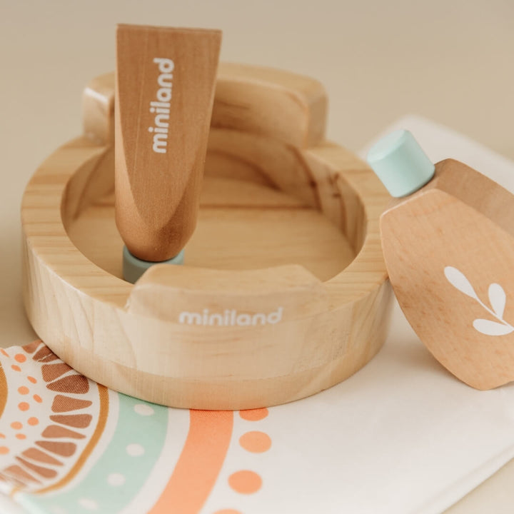 Miniland - Wooden Doll Care Set - Bella Luna Toys