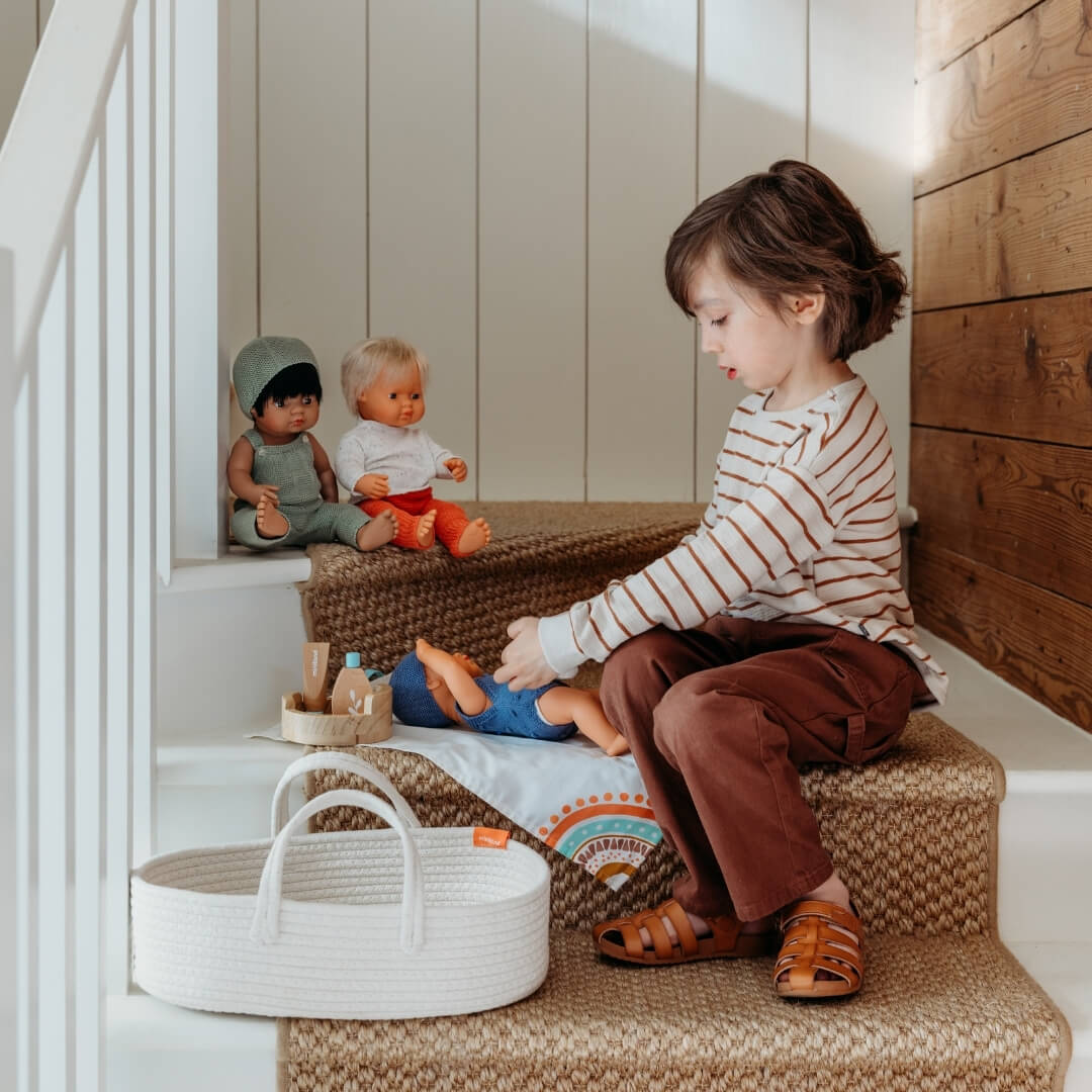 Miniland - Wooden Doll Care Set - Bella Luna Toys