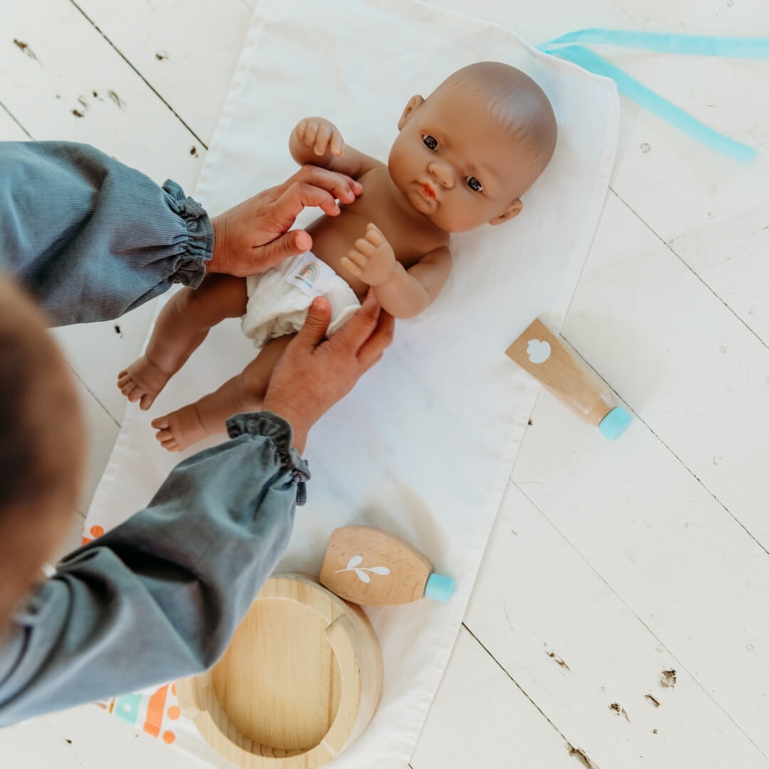 Miniland - Wooden Doll Care Set - Bella Luna Toys