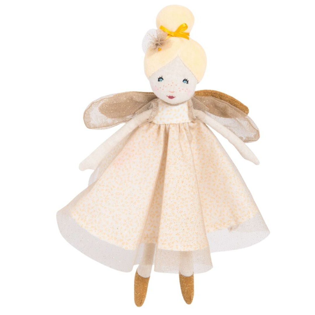 Moulin Roty Little Golden Fairy Doll- Dolls- Bella Luna Toys