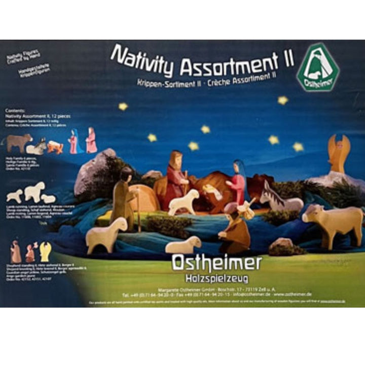 Ostheimer Nativity Set II- Christmas wooden figures- Bella Luna Toys
