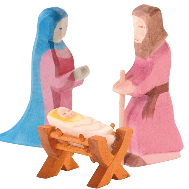 Ostheimer Nativity Set II- Christmas wooden figures- Bella Luna Toys