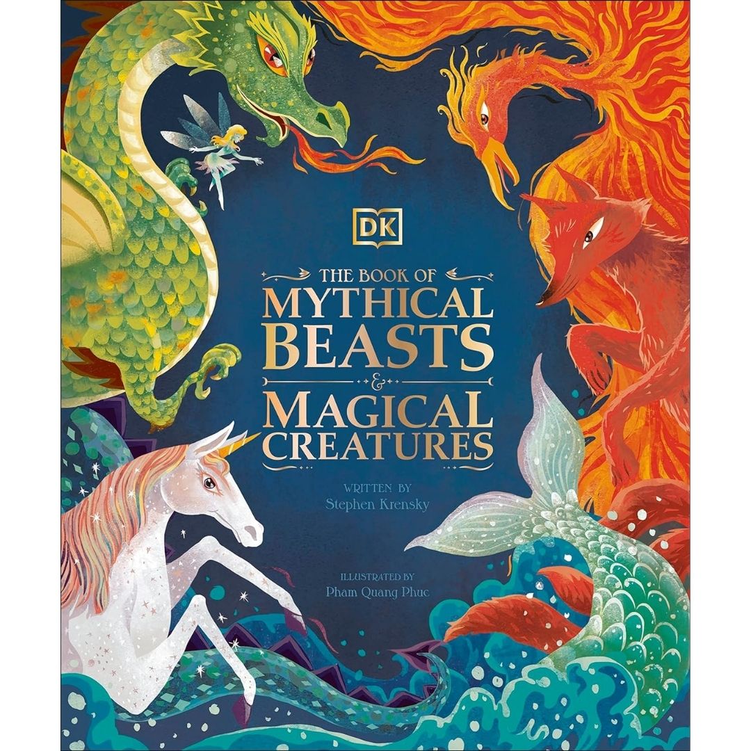 Penguin Random House The Book of Mythical Beasts and Magical Creatures book cover- Bella Luna Toys