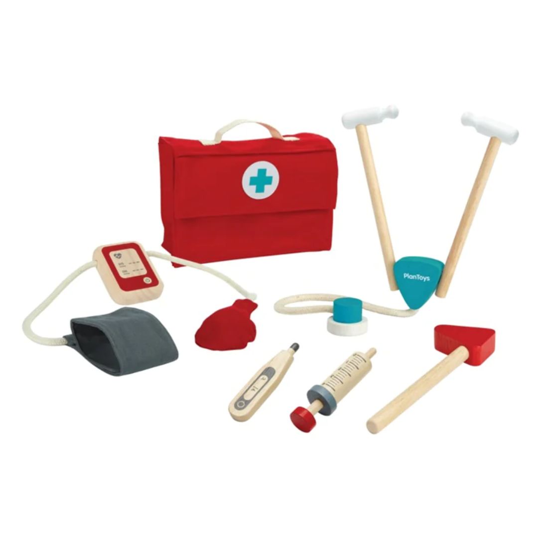 Plan Toys Doctor-s Kit Wooden Toy Set | Bella Luna Toys