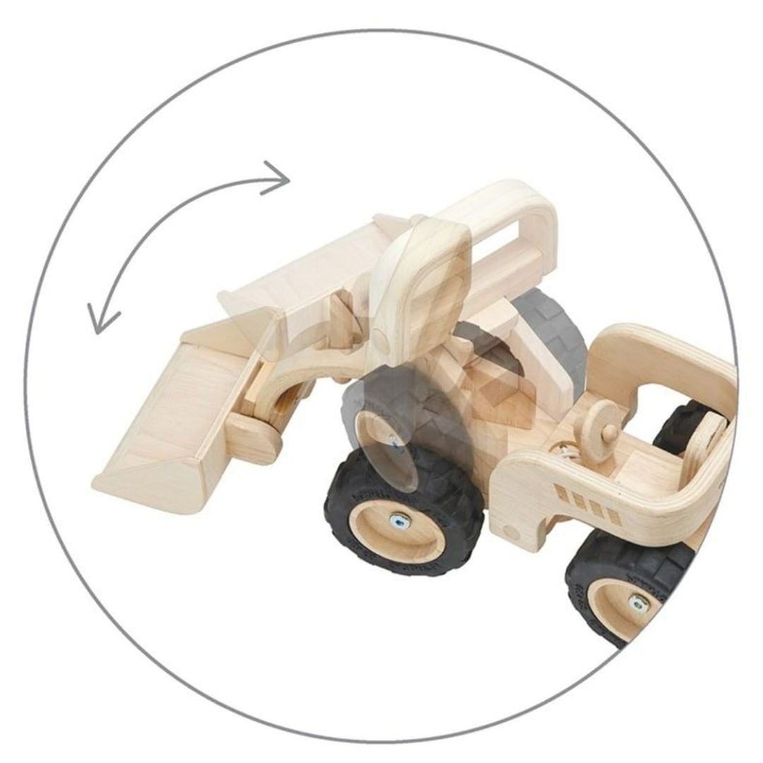 Plan Toys - Wooden Bulldozer - Bella Luna Toys