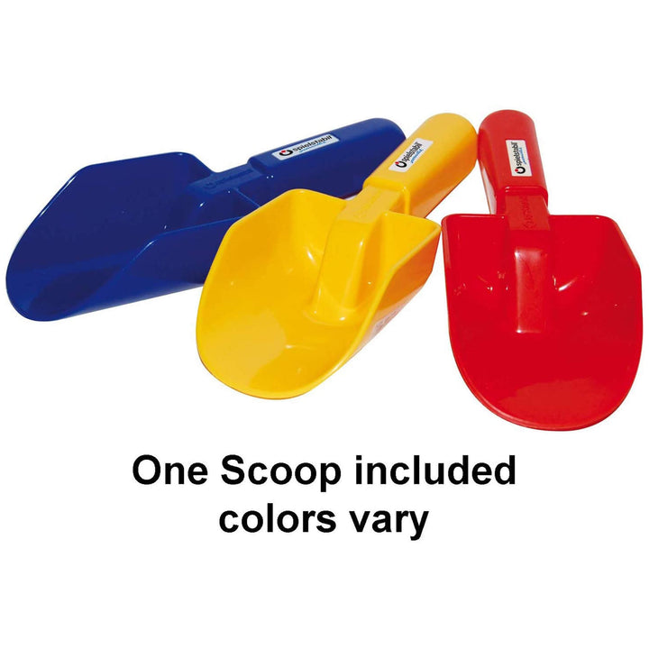 3 Spielstabil Small Sand Scoops in each color blue, yellow, and red - one scoop included, colors vary
