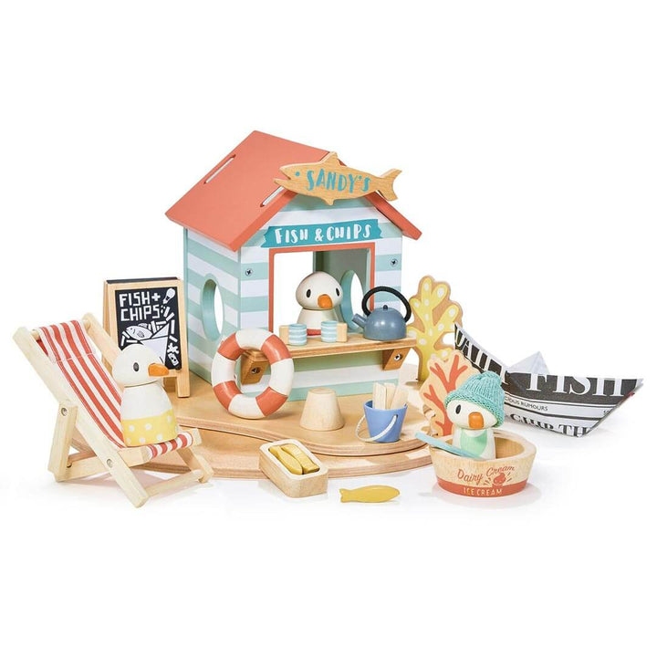 Tender Leaf - Sandy's Wooden Beach Hut - Bella Luna Toys