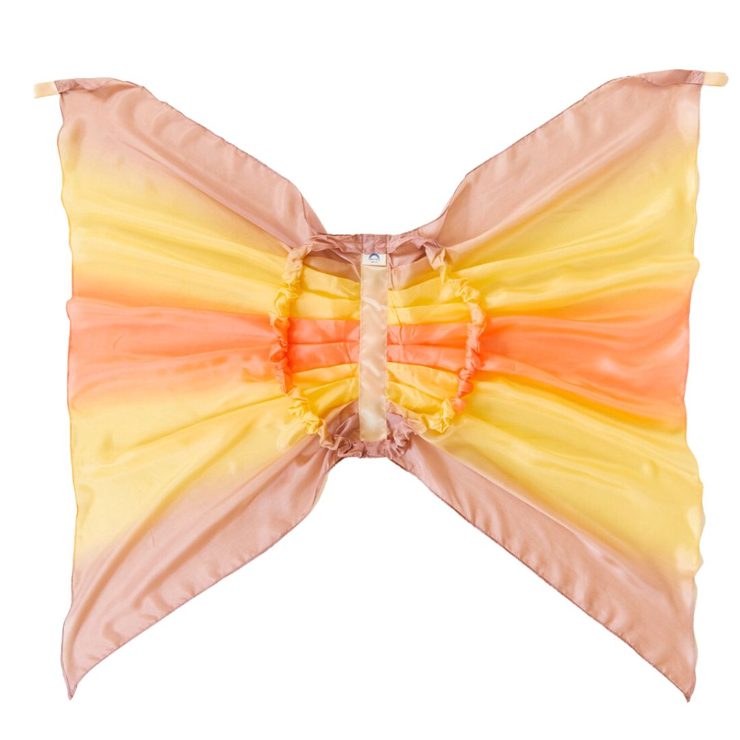 Sarah's Silks - Silk Fairy Wings - Shoulder Strap in Desert - Bella Luna Toys