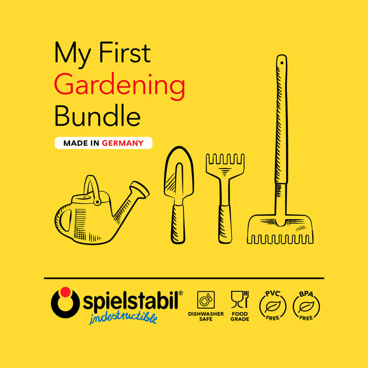 My First Gardening Bundle - Made in Germany - Dishwasher Safe - Food Grade - PVC Free - BPA Free