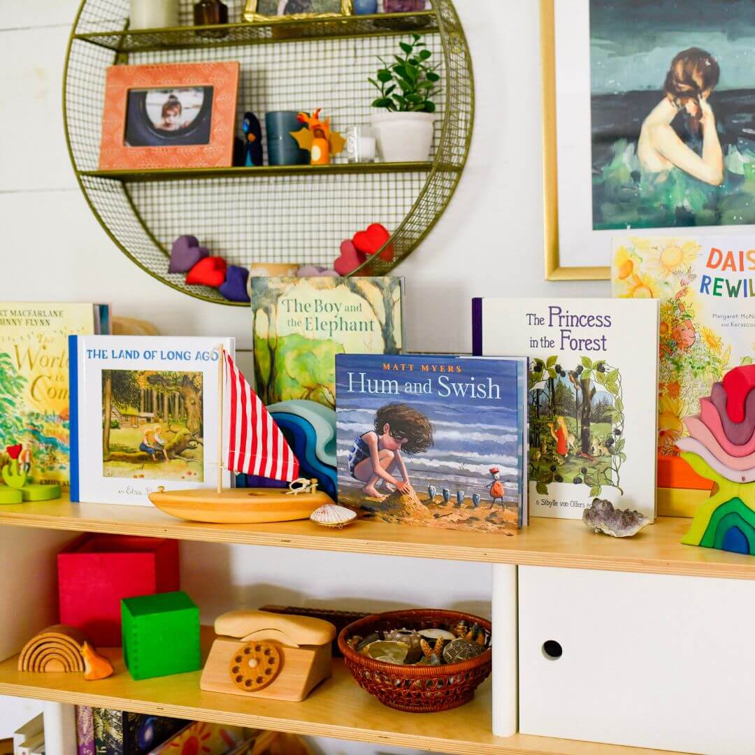 Bella Luna Toys Summer Book Club Bundle displayed on a shelf.
