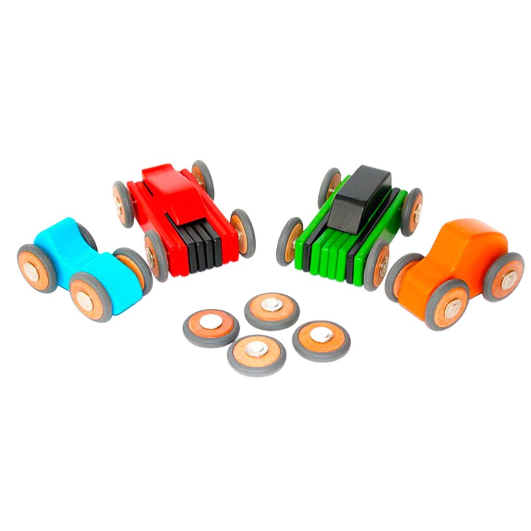 Tegu Magnetic Wheels- Wooden Tools- Bella Luna Toys
