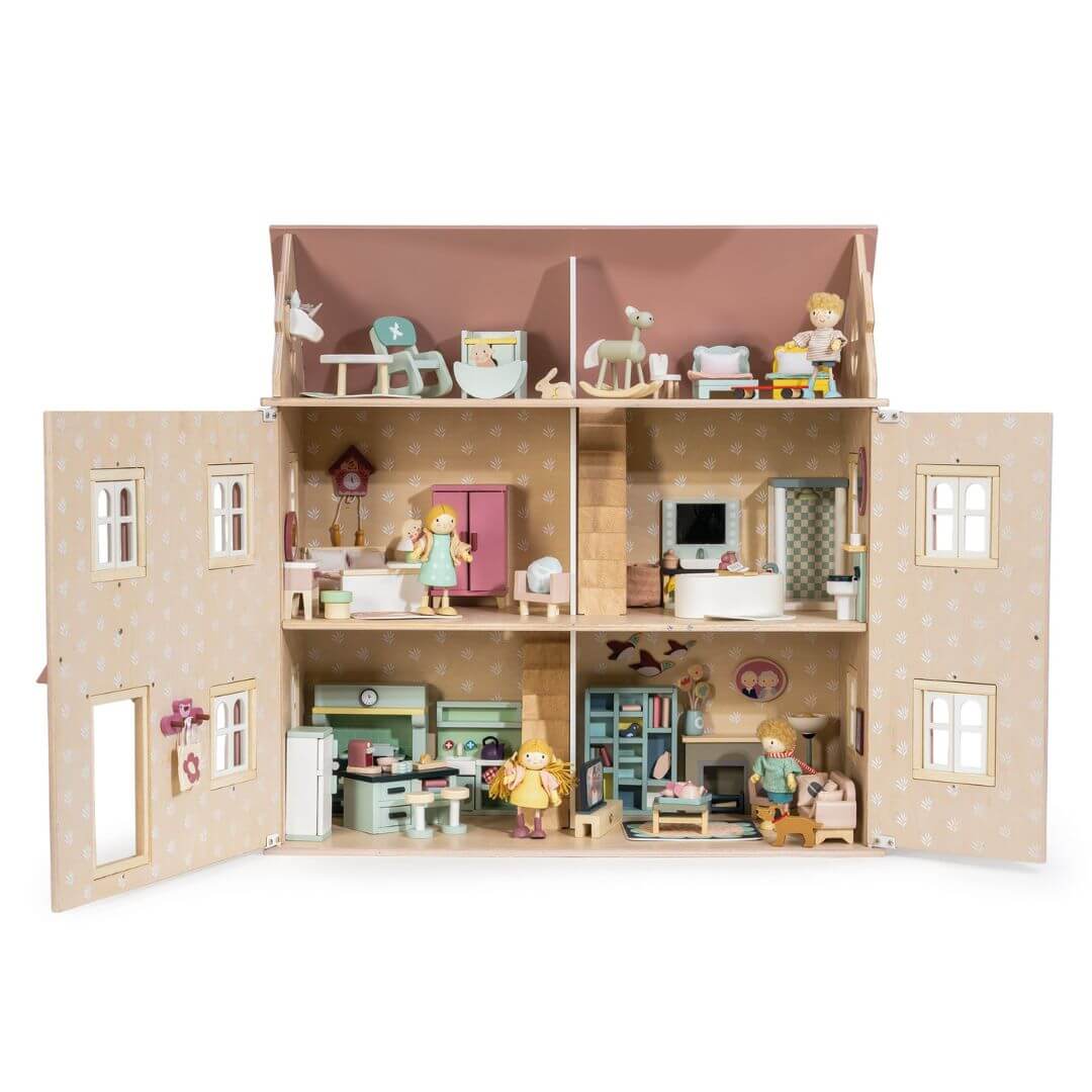 Tender Leaf - Alouette Dollhouse filled with furniture - Bella Luna Toys