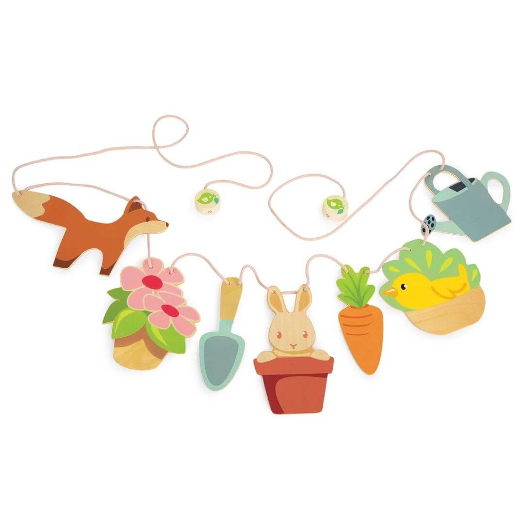Tender Leaf Toys - Springtime Garden Garland - Bella Luna Toys