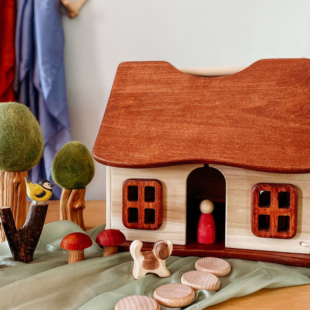 Wooden Doll House My Doll Cozy Cottage Thimbleberry Cottage
