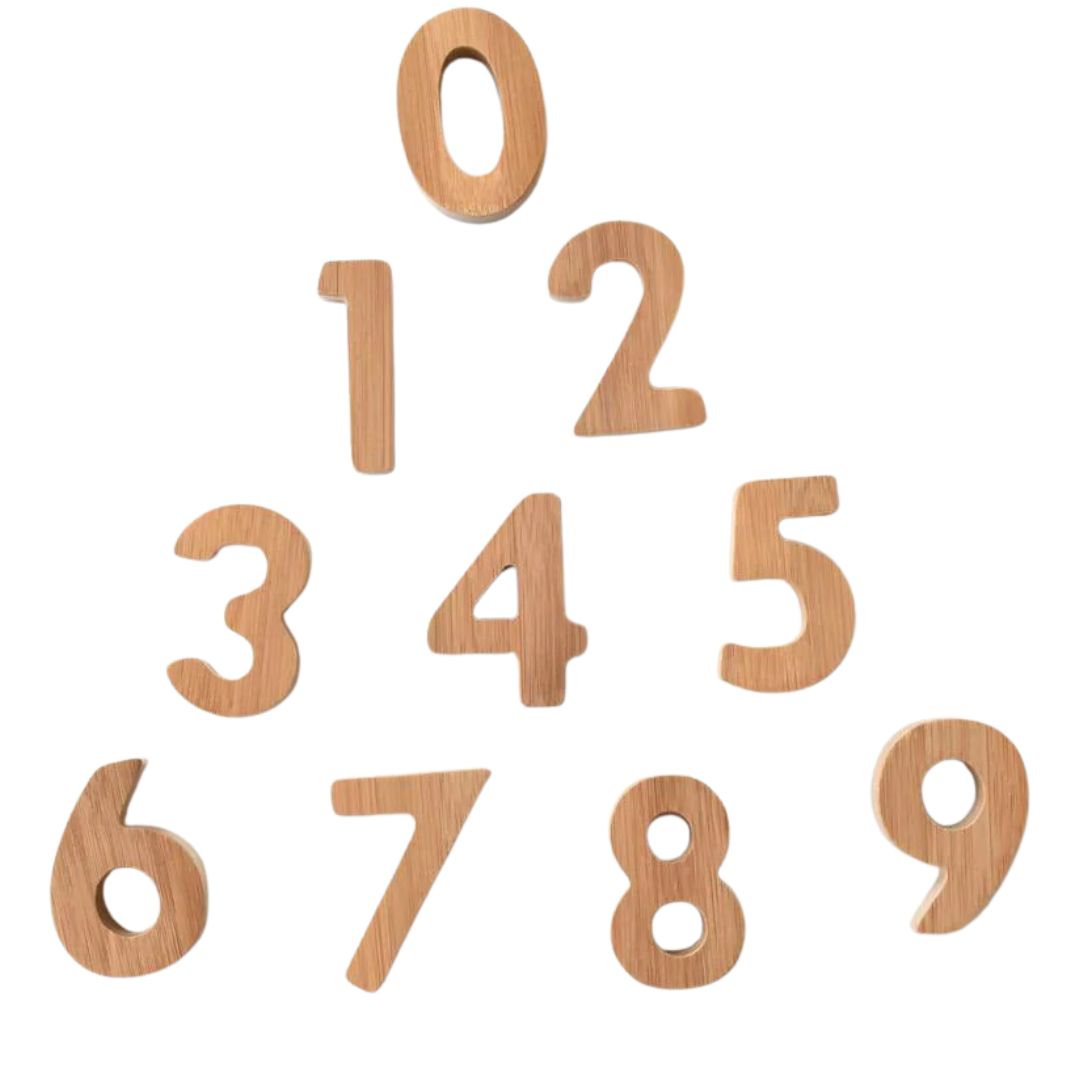 Numbers Using Bamboo Wee Gallery Bamboo Number Set