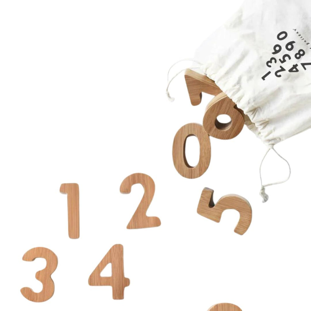 Numbers Using Bamboo Wee Gallery Bamboo Number Set