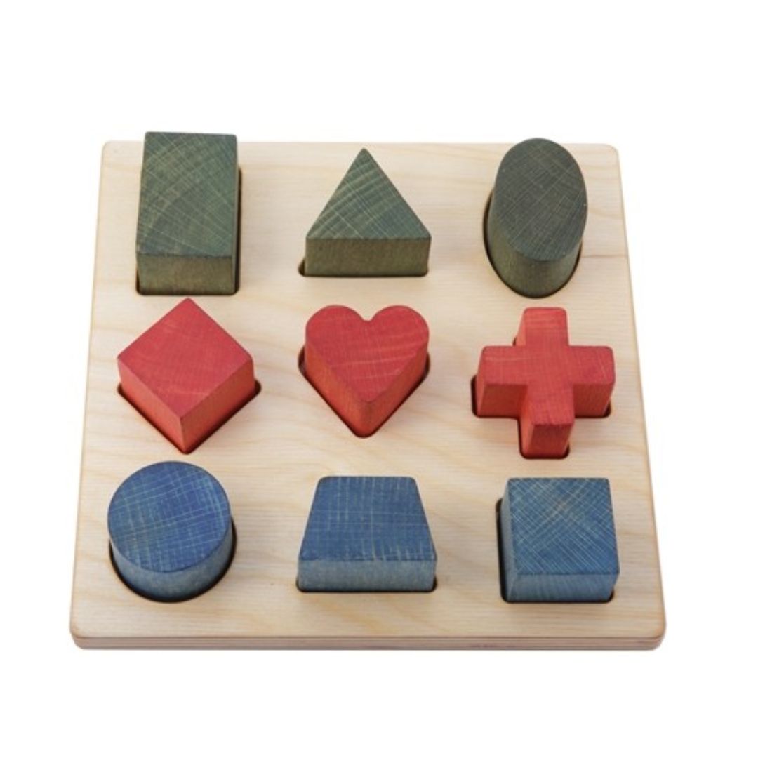 Rainbow Shape Wooden Puzzle - Wooden Story - Bella Luna Toys
