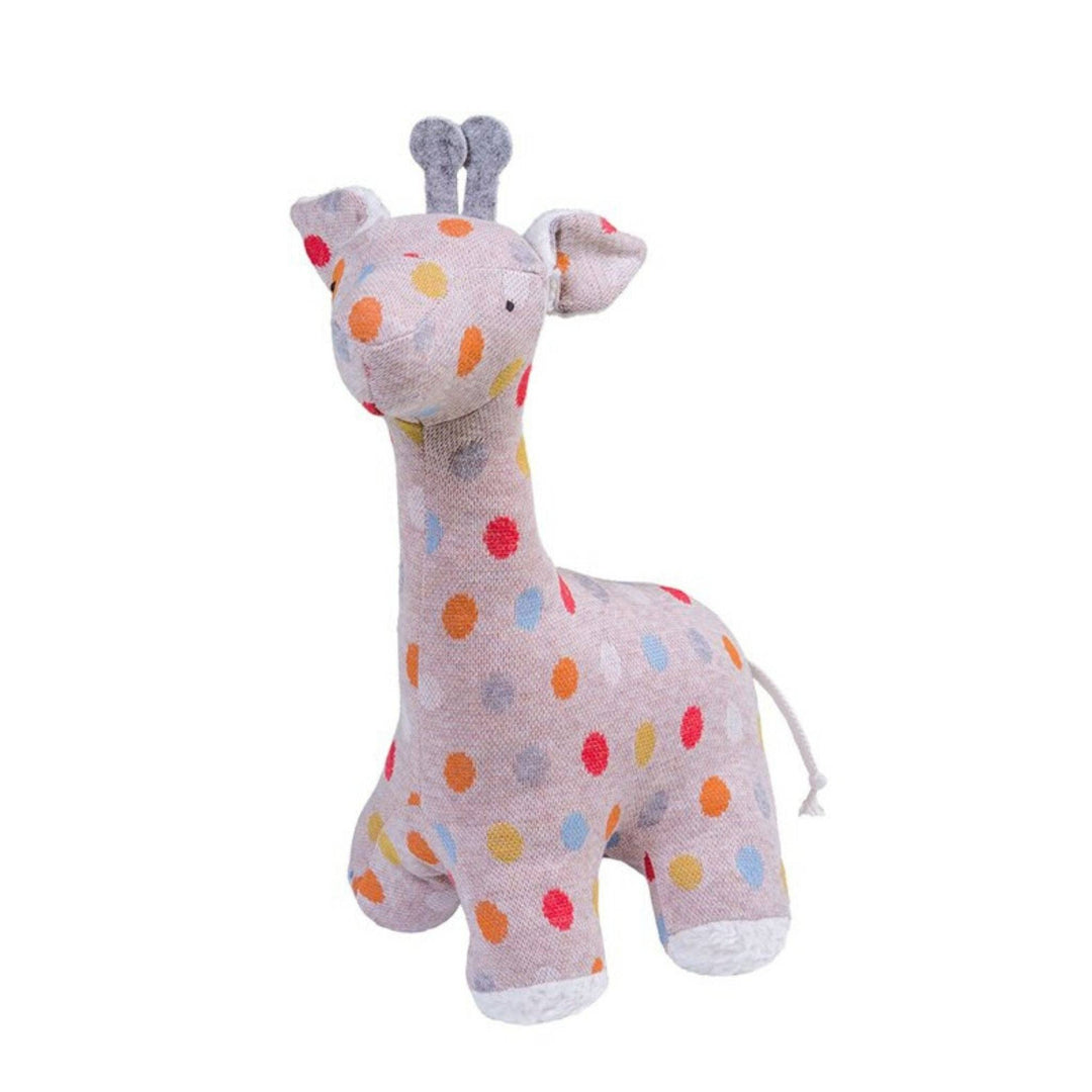 Efie Stuffed Polka Dot Organic Plush Giraffe - Stuffed Animals - Bella Luna Toys