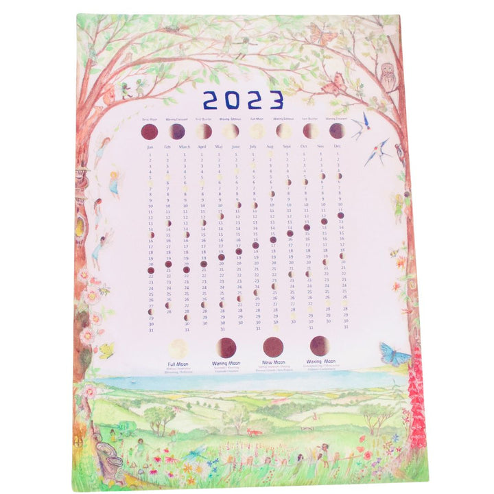 Waldorf Family- 2023 Moon Phase Calendar Poster- Bella Luna Toys