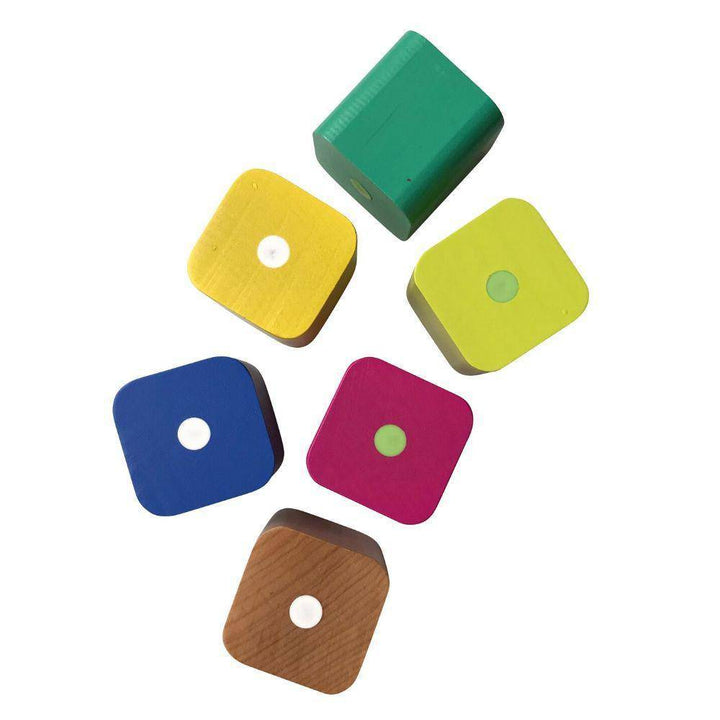Tegu Baby's First Blocks - Magnetic Wooden - Bella Luna Toys