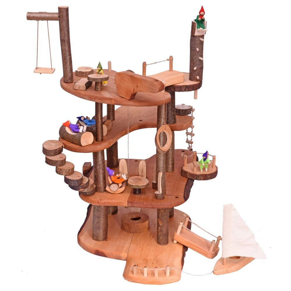 Large Wooden Branch Tree House with Accessories - Magic Wood | Bella Luna Toys