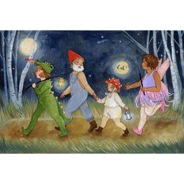 Exclusive art print- The Lantern Parade  by Michelle Housel
