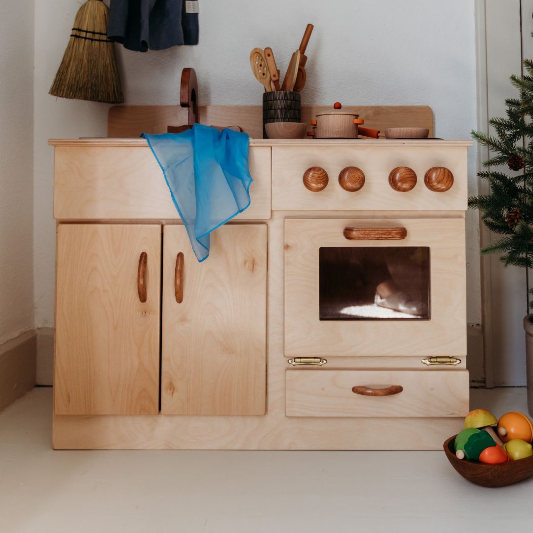 Classic Wooden Play Kitchen - Main Image