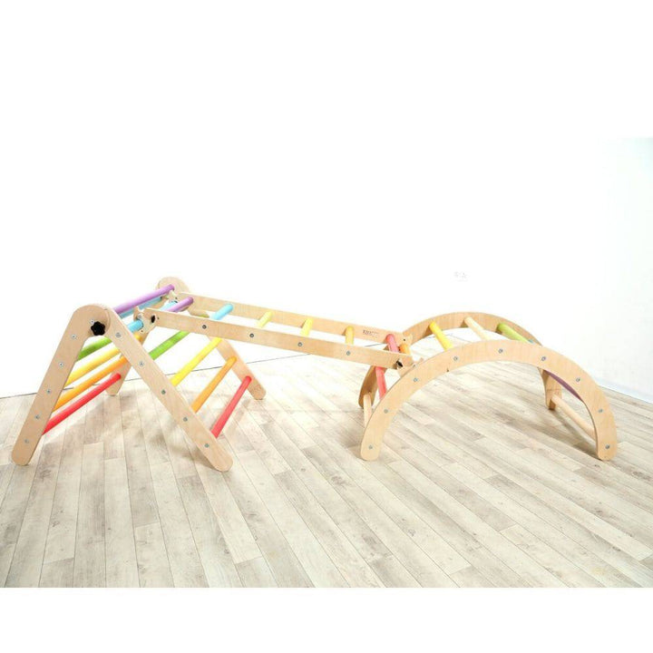 Folding Hump Arch with Slide and Triangle - Sawdust and Rainbows