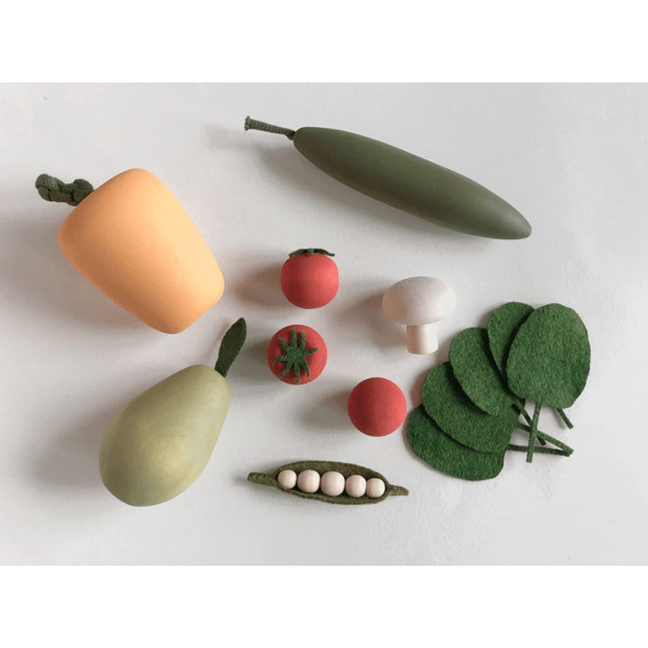 Sabo - Wooden Vegetable Set - Bella Luna Toys