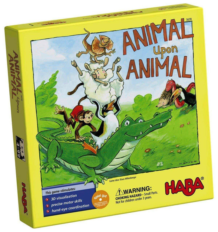 Animal Upon Animal stacking game, shown in box