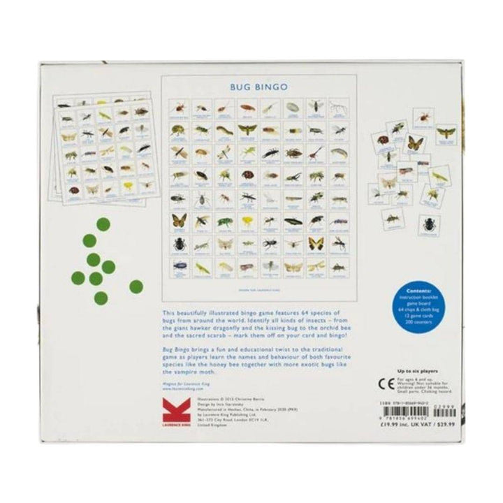 Bug Bingo Game Box | Rear | Bella Luna Toys