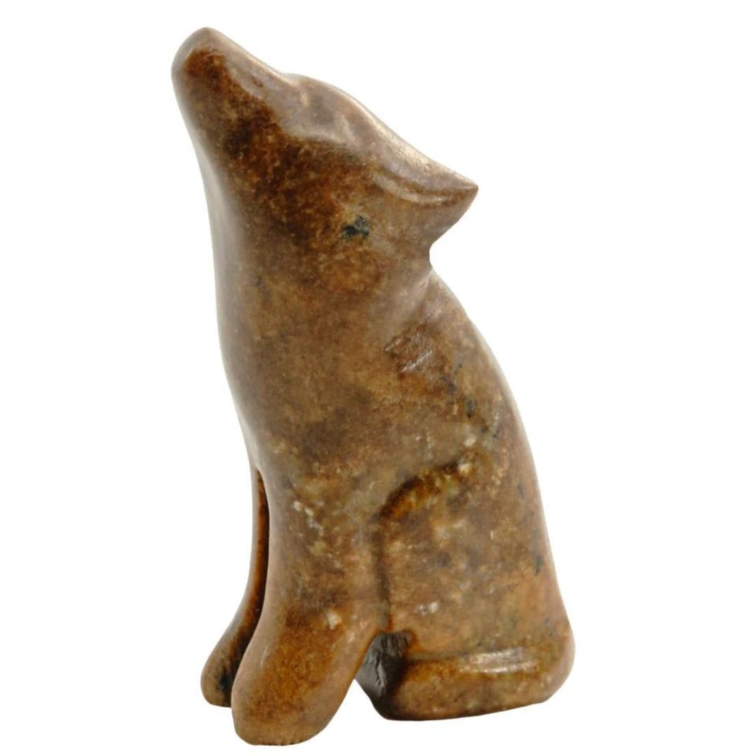 Soapstone Carving Kit - Bear and Wolf (Wolf)