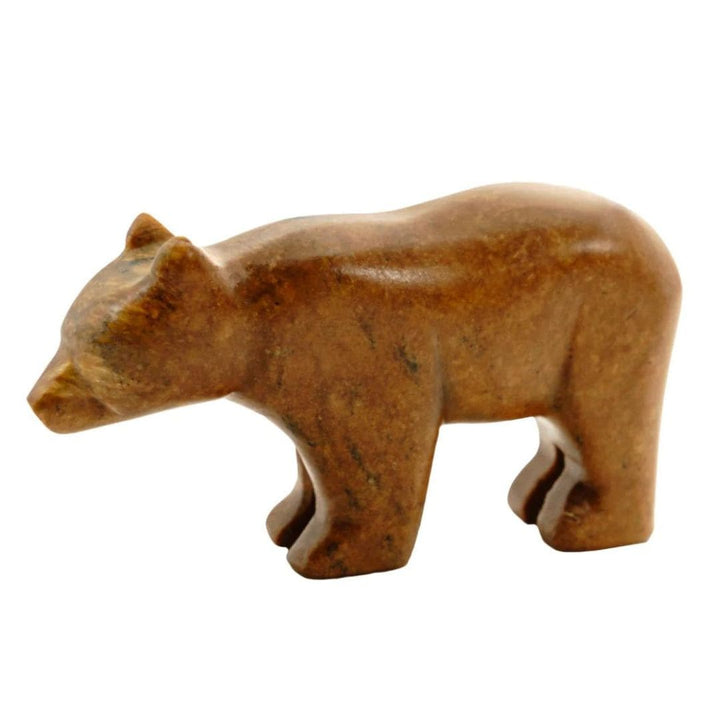 Soapstone Carving Kit - Bear and Wolf (Bear)