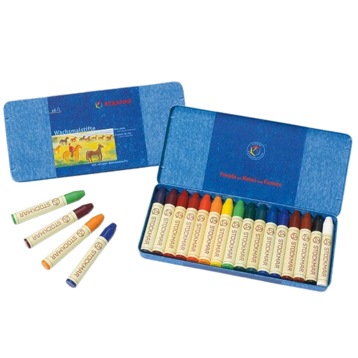 Beeswax Crayons from Stockmar - 16 Sticks