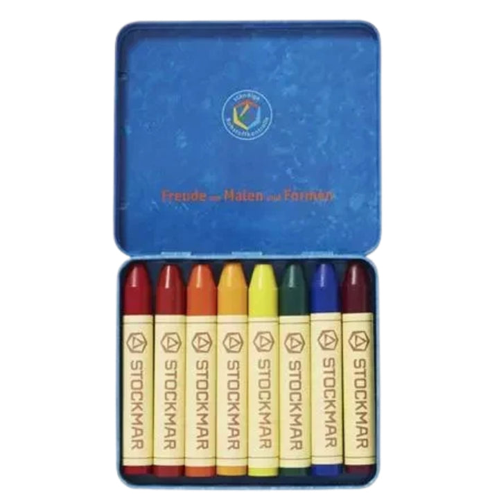Stockmar Wax Crayons - 8 Sticks - Waldorf Mix