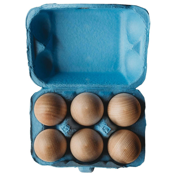 Bella Luna Wooden Toy Eggs, 6 Pack