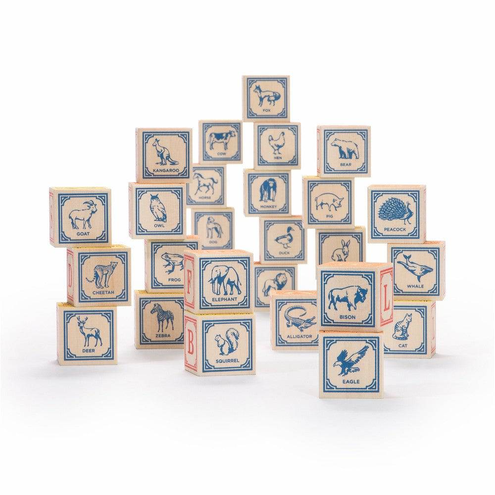 Bella Block Letters Wooden Alphabet Building Blocks