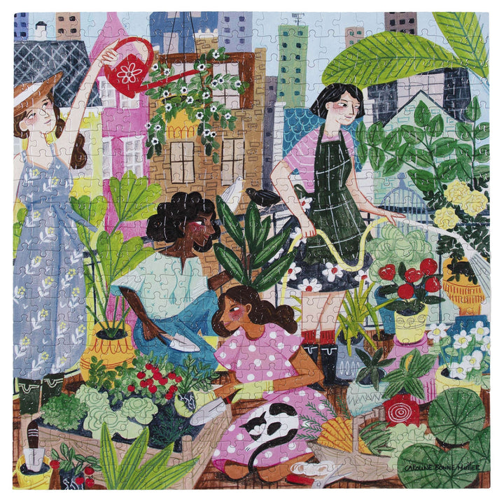 Completed Rooftop Garden Puzzle