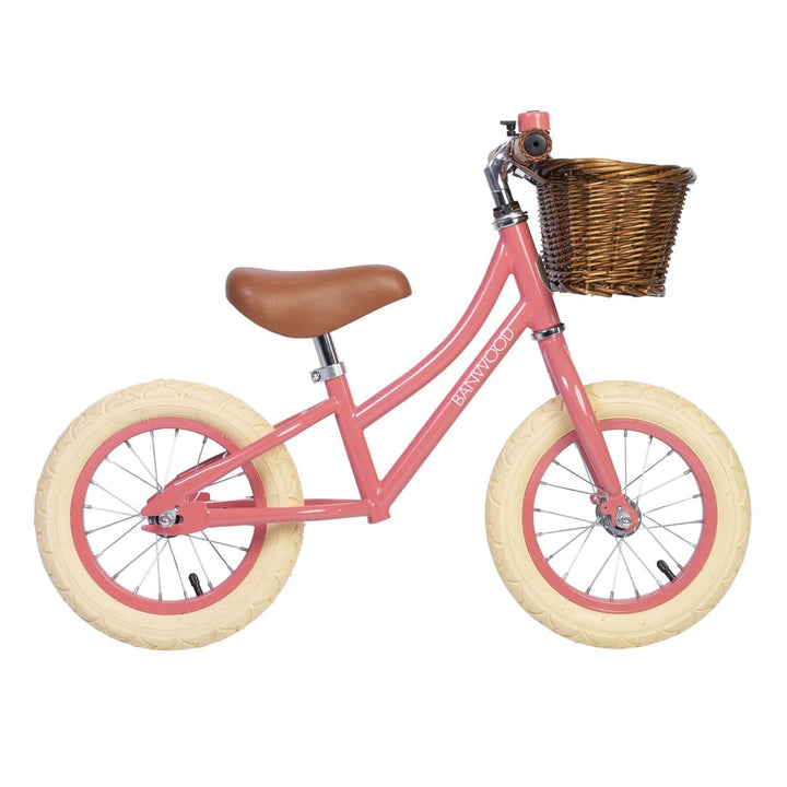 Banwood First Go Balance Bike - Curved Bar Coral - Bella Luna Toys