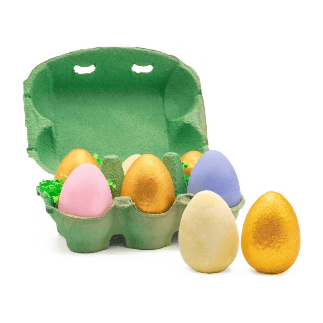 Easter Egg Sidewalk Chalk | Twee Bunny-s 6 Eggs | Bella Luna Toys