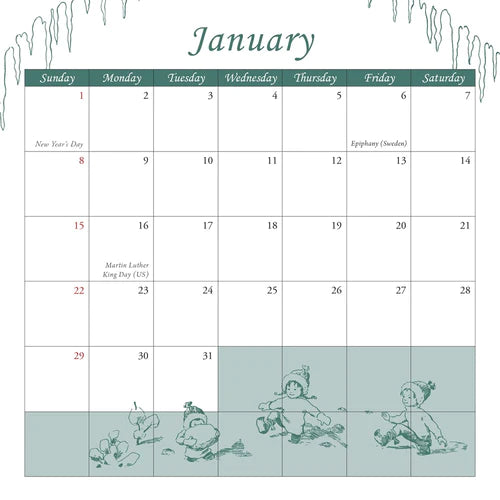 Calendar - Elsa Beskow - Planner