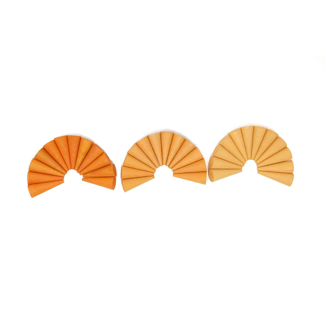 Grapat - Mandala Orange Cones - Bella Luna Toys