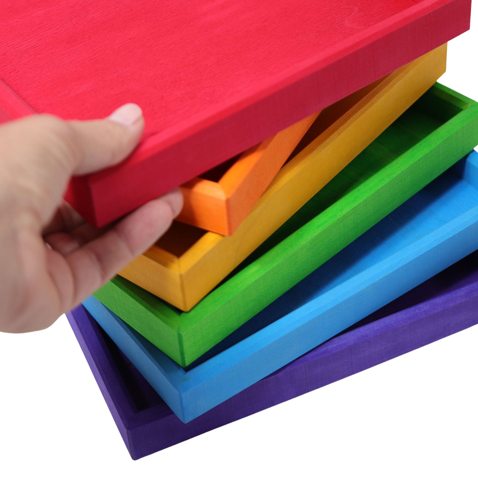 GrimmsWoodenRainbowFramesStack