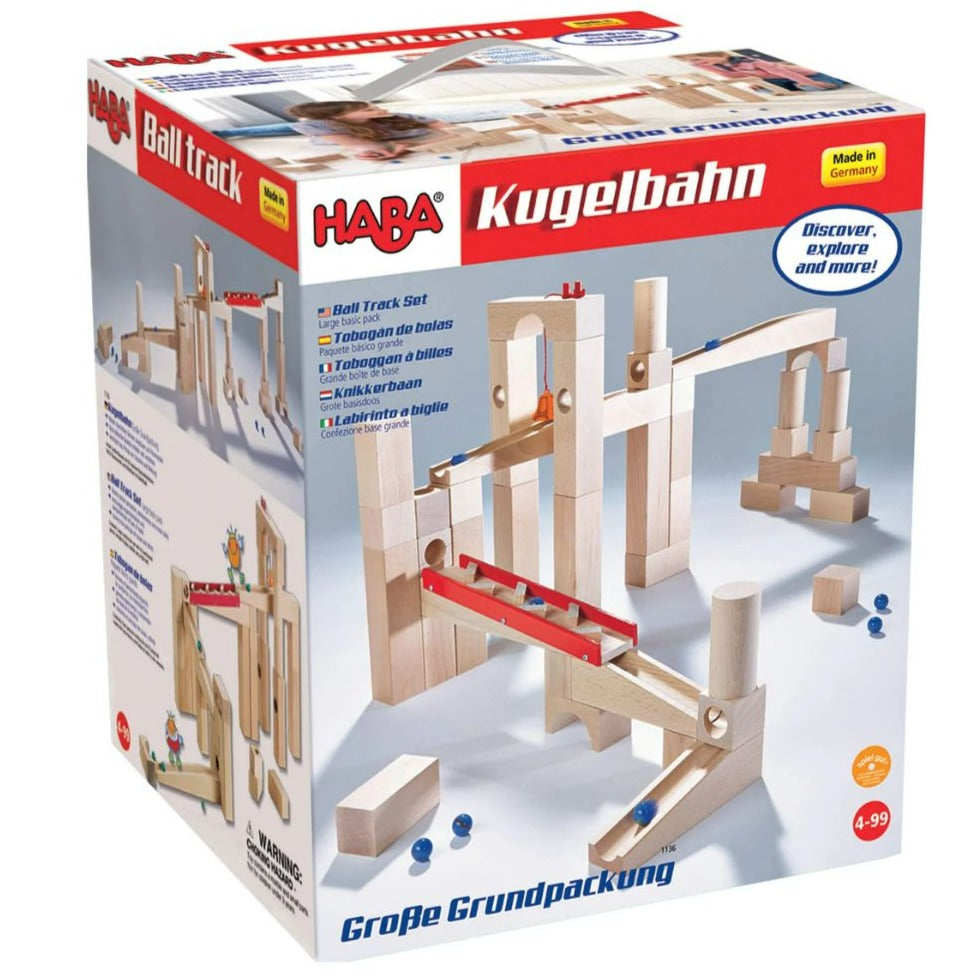 HABA Large Wooden Marble Run Set