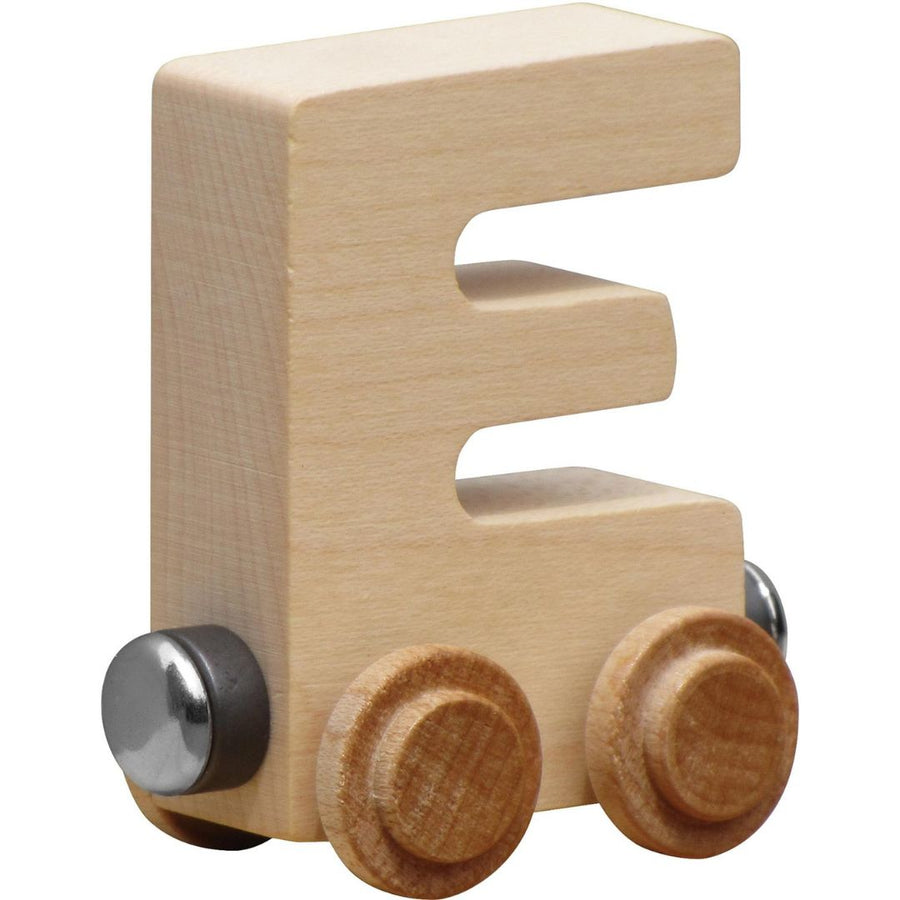 Maple Landmark Natural Clear Finish Name Train Letters