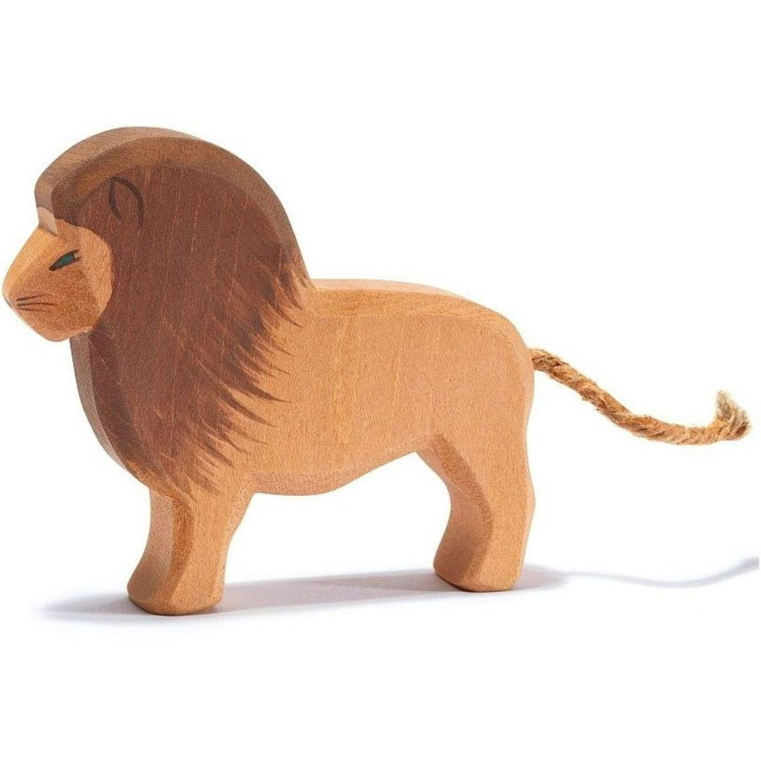 Ostheimer Wooden Lion (male) animal figure Bella Luna Toys