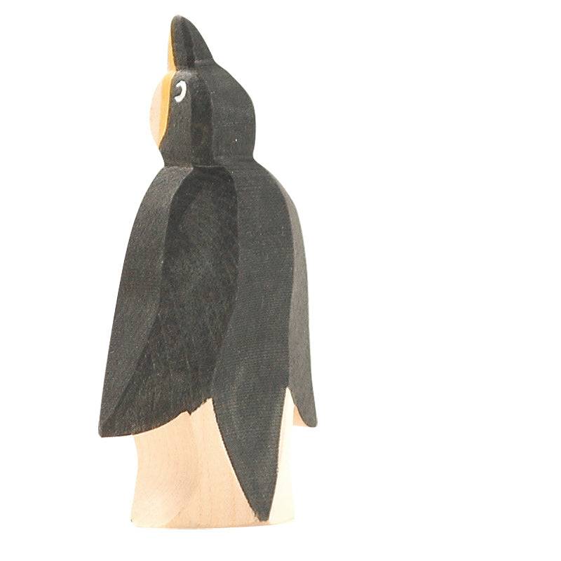 Ostheimer wooden penguin, beak up, rear | Bella Luna Toys