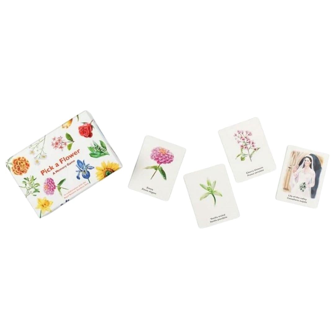 Pick a Flower Matching Game Box | Sample Cards | Bella Luna Toys